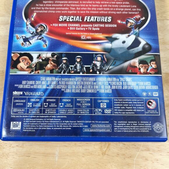 Space Chimps Widescreen/Full Screen DVD 20th Century Fox 2008 - Picture 5 of 7